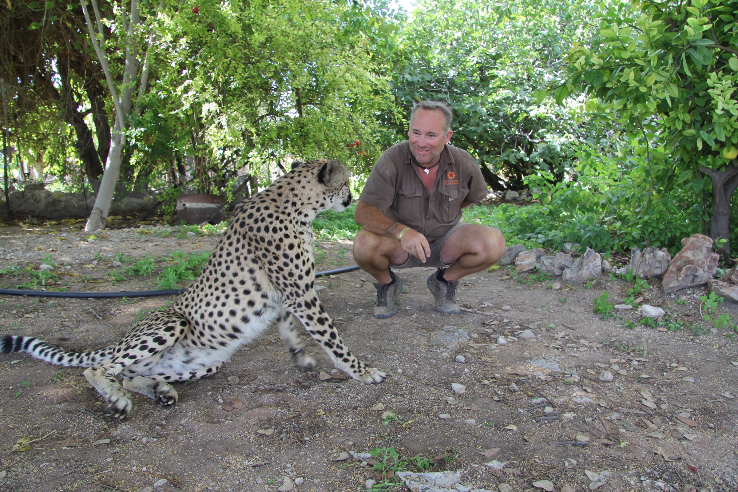 Alex Rüegg outdoors in Namibia